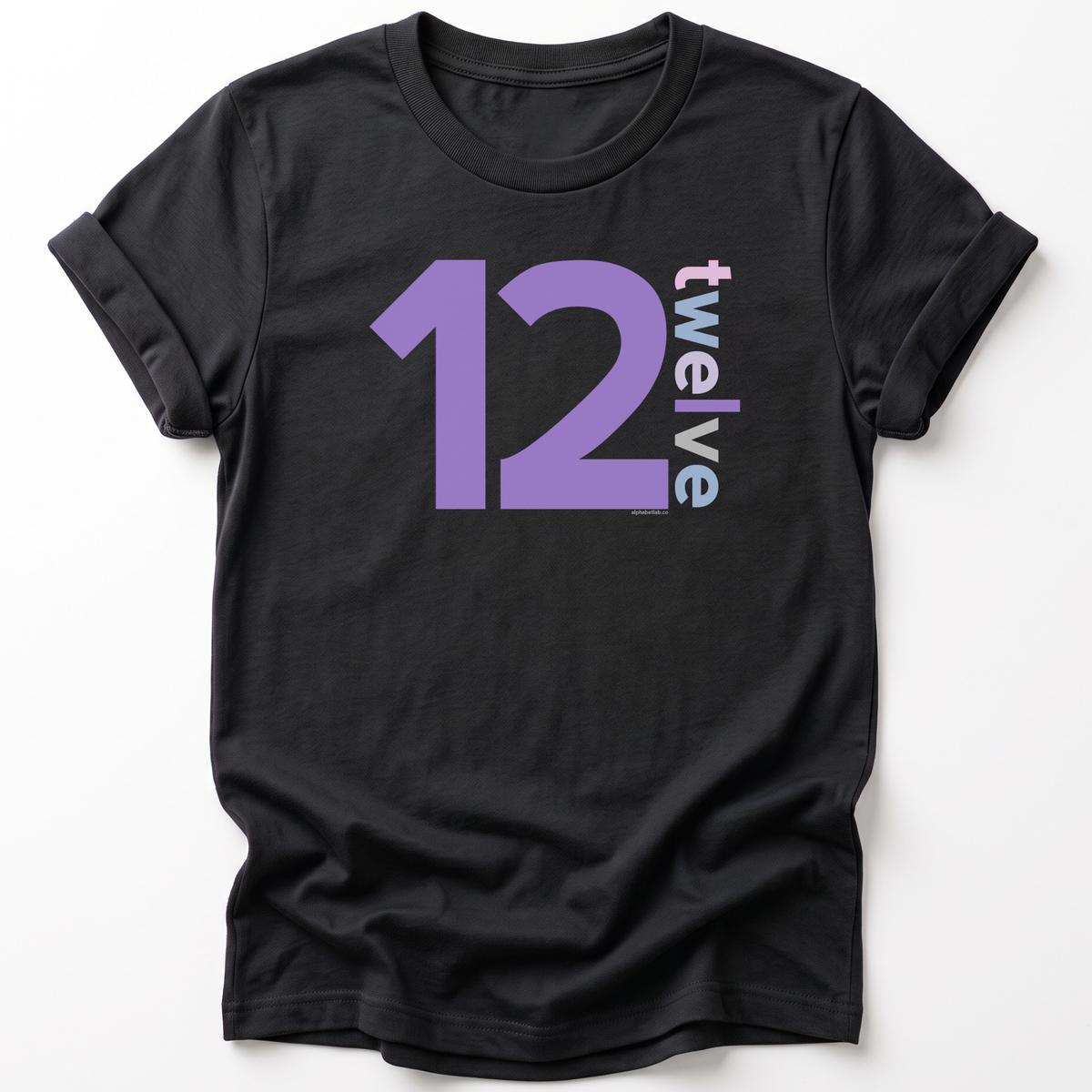 Girls 12th Birthday Shirt Twelve - Number