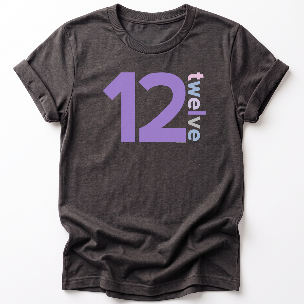 Girls 12th Birthday Shirt Twelve - Number