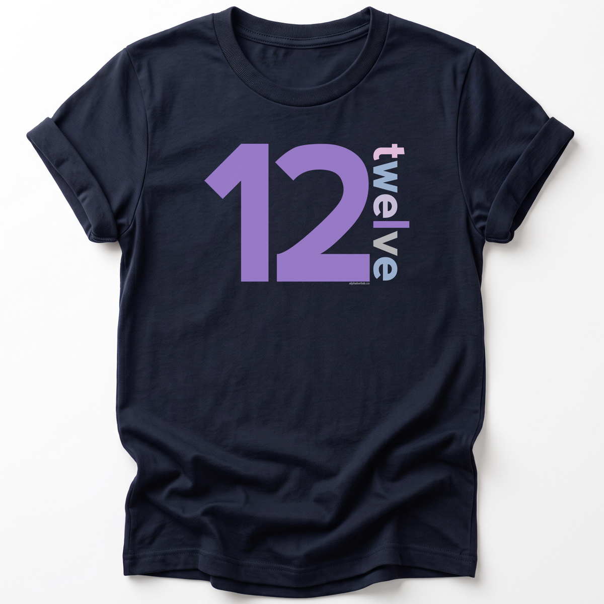 Girls 12th Birthday Shirt Twelve - Number