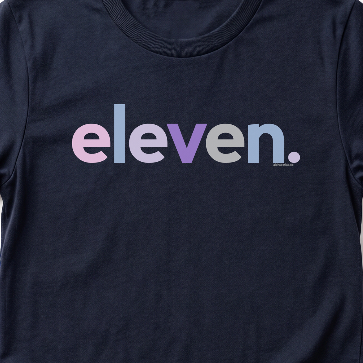 Girls 11th Birthday Shirt Eleven - Original