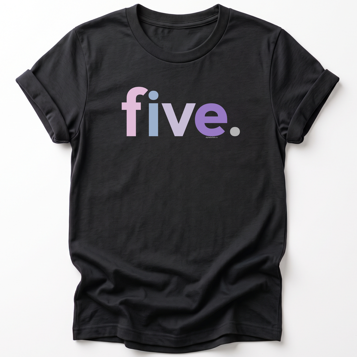 Girls 5th Birthday Shirt Five - Original