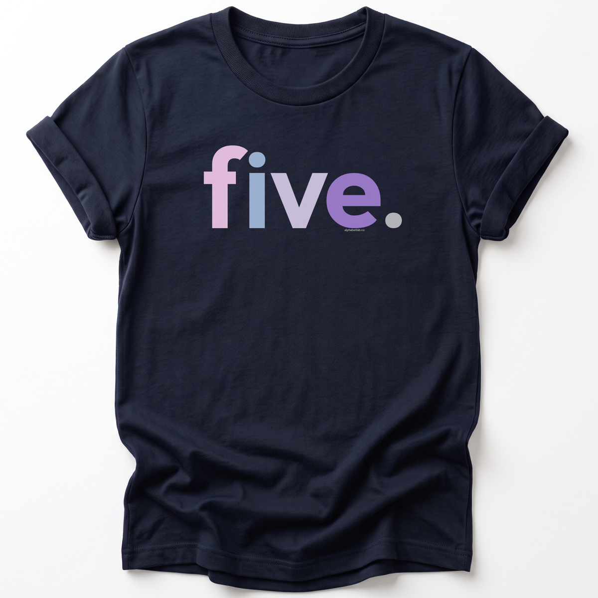 Girls 5th Birthday Shirt Five - Original