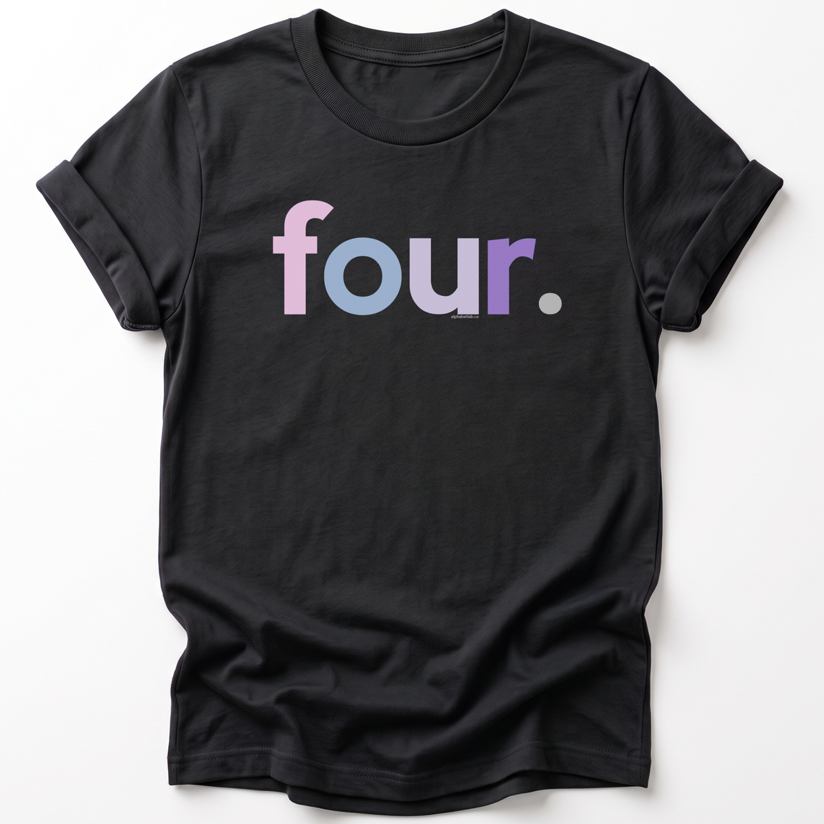 Girls 4th Birthday Shirt Four - Original