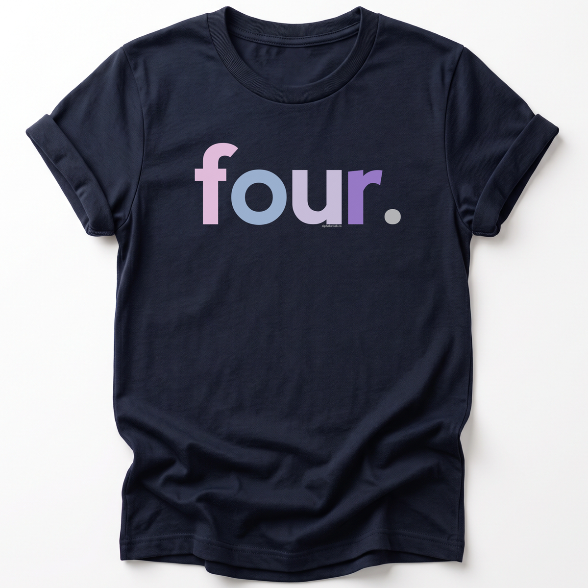 Girls 4th Birthday Shirt Four - Original