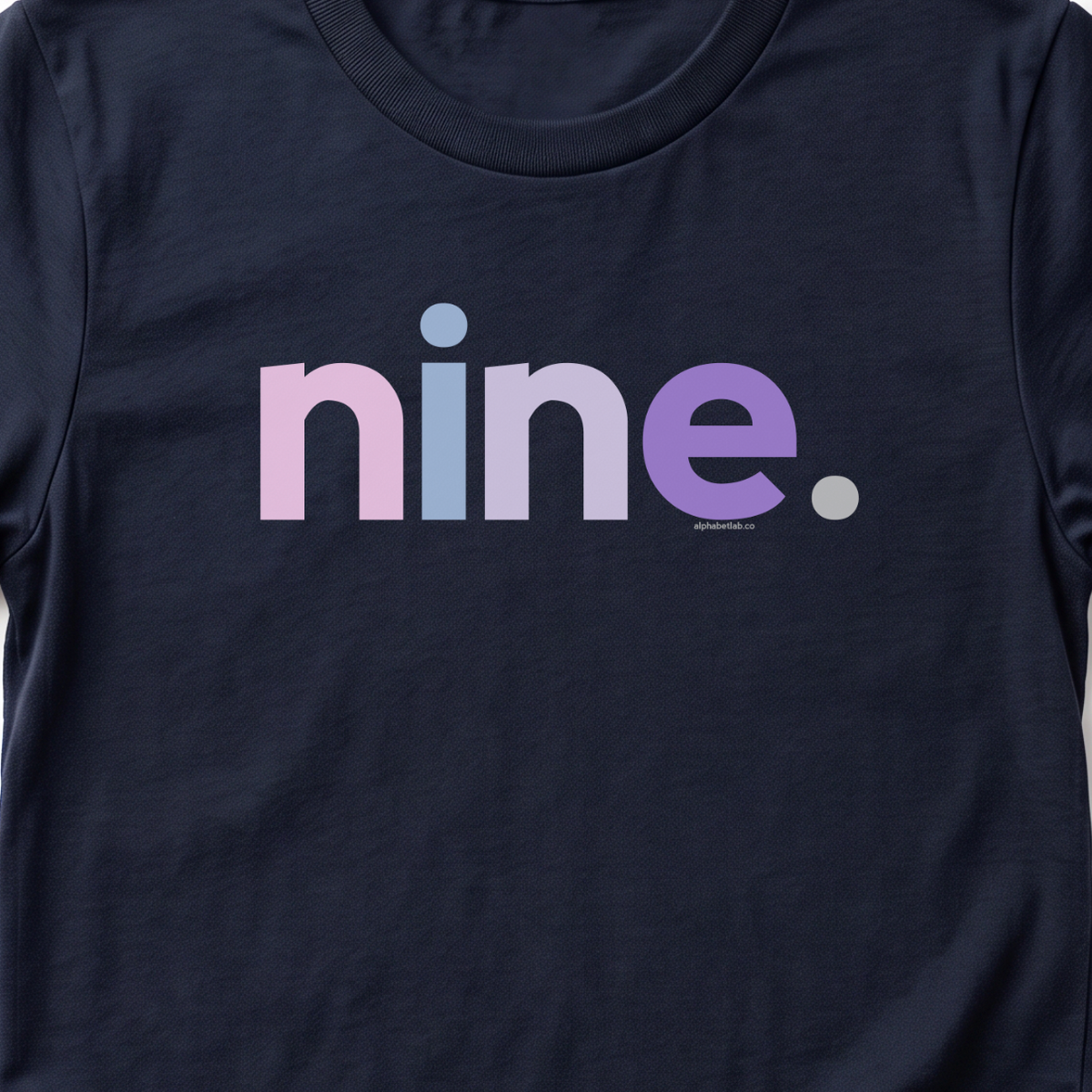 Girls 9th Birthday Shirt - Original