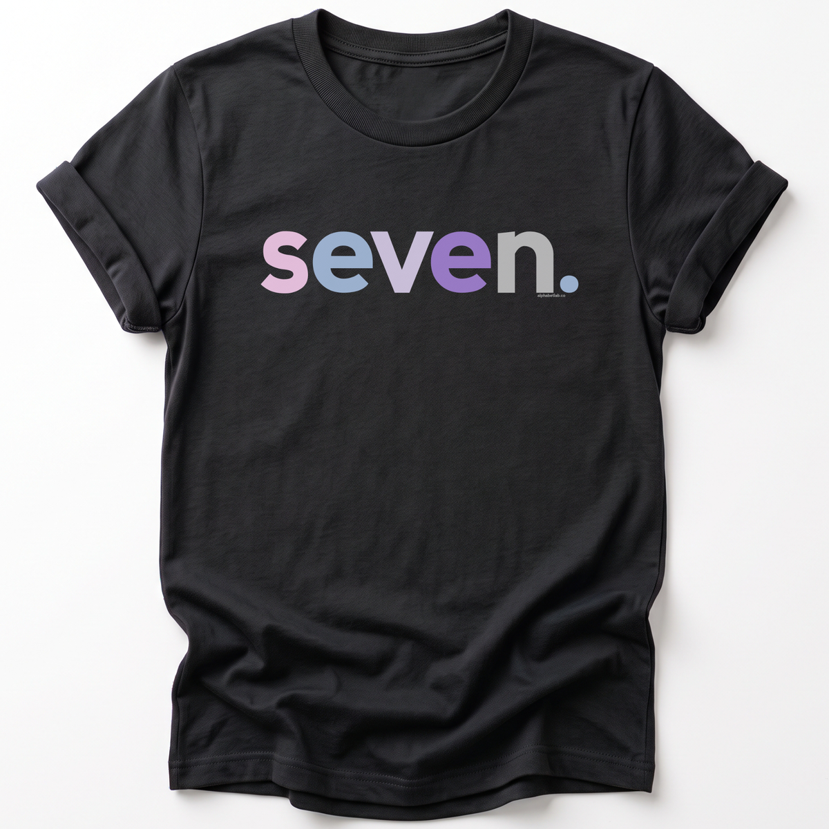 Girls 7th Birthday Shirt Seven - Original