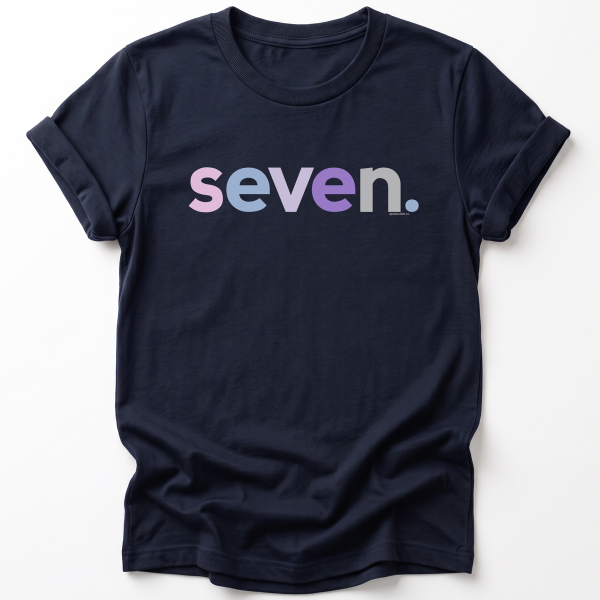 Girls 7th Birthday Shirt Seven - Original