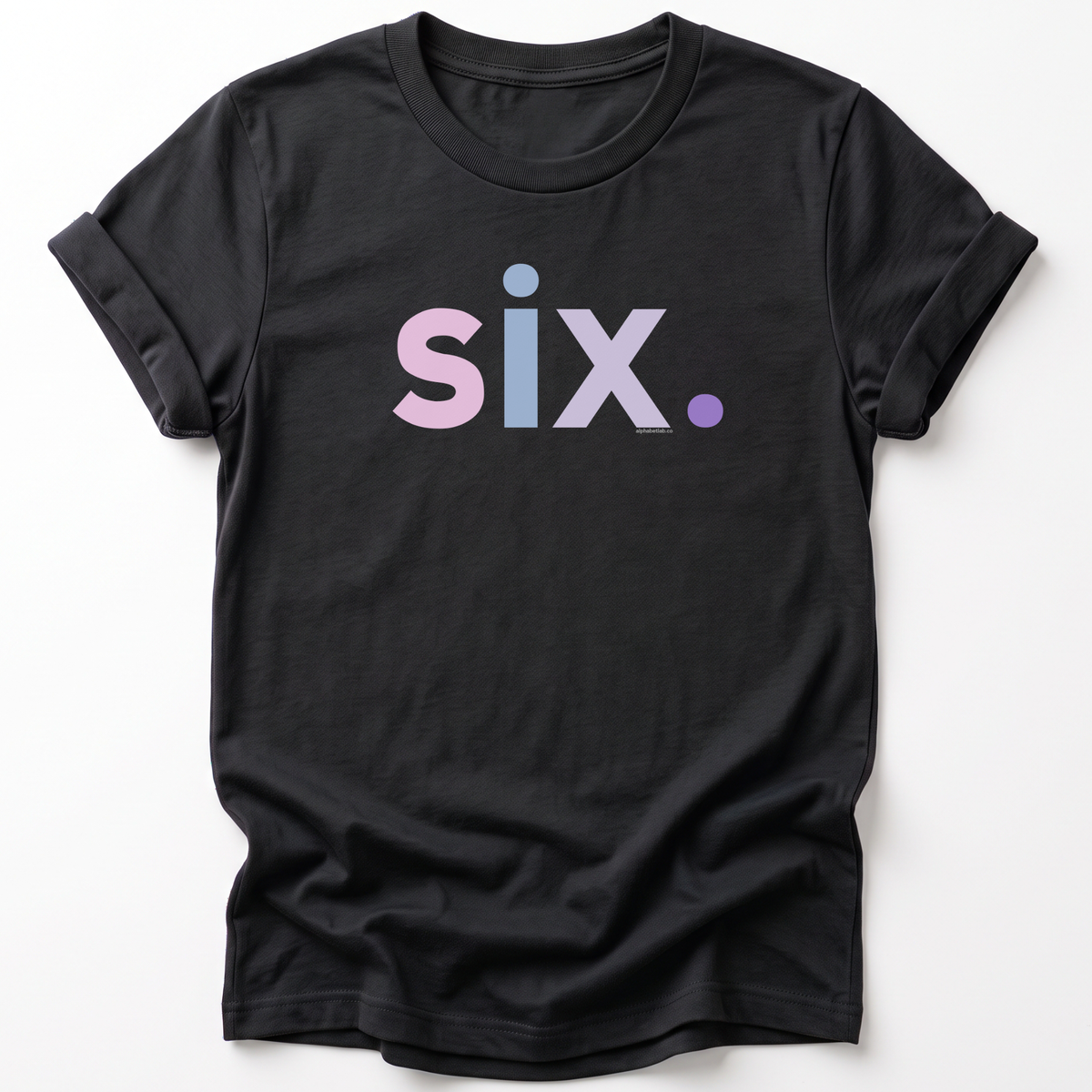 Girls 6th Birthday Shirt Six - Original
