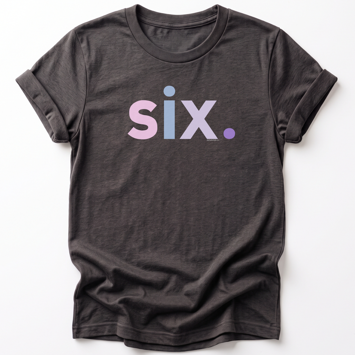 Girls 6th Birthday Shirt Six - Original