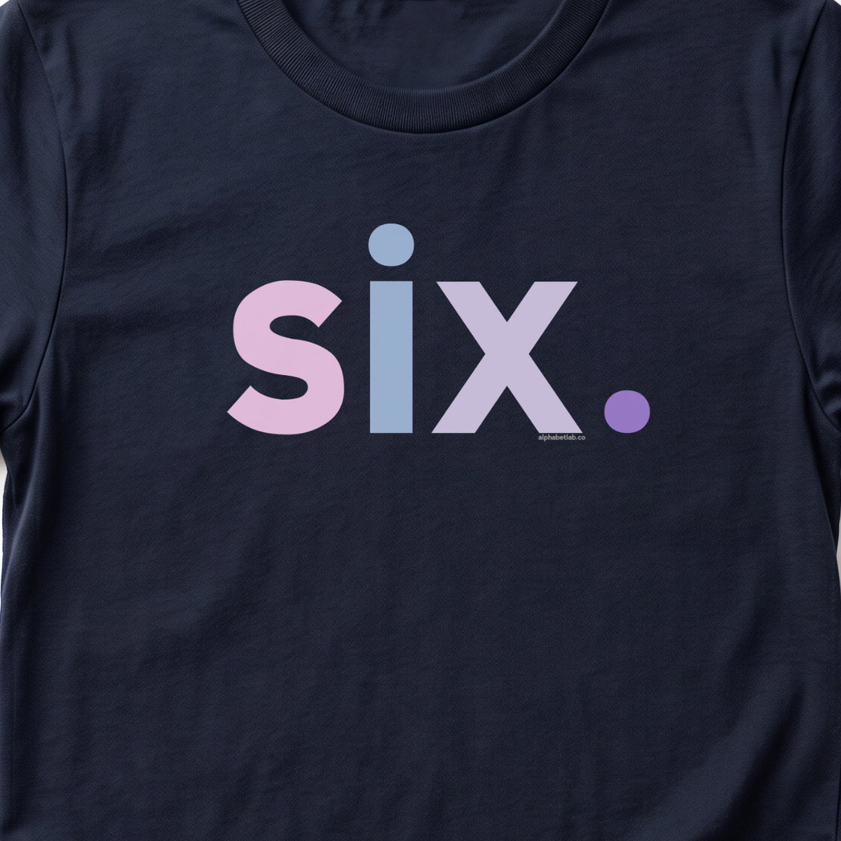Girls 6th Birthday Shirt Six - Original