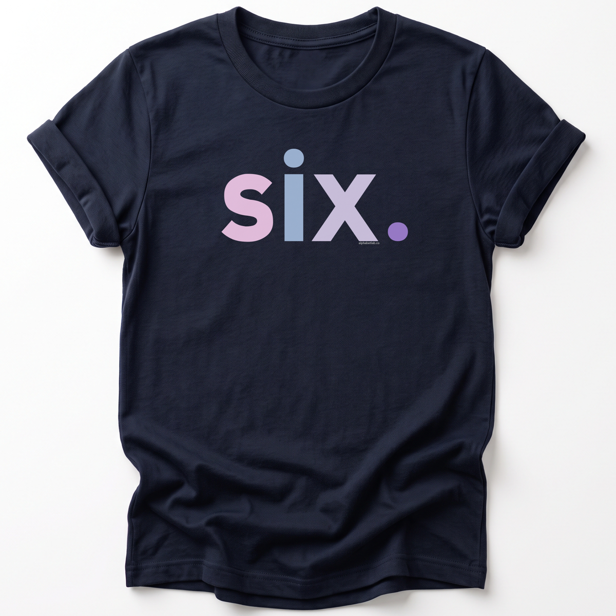 Girls 6th Birthday Shirt Six - Original