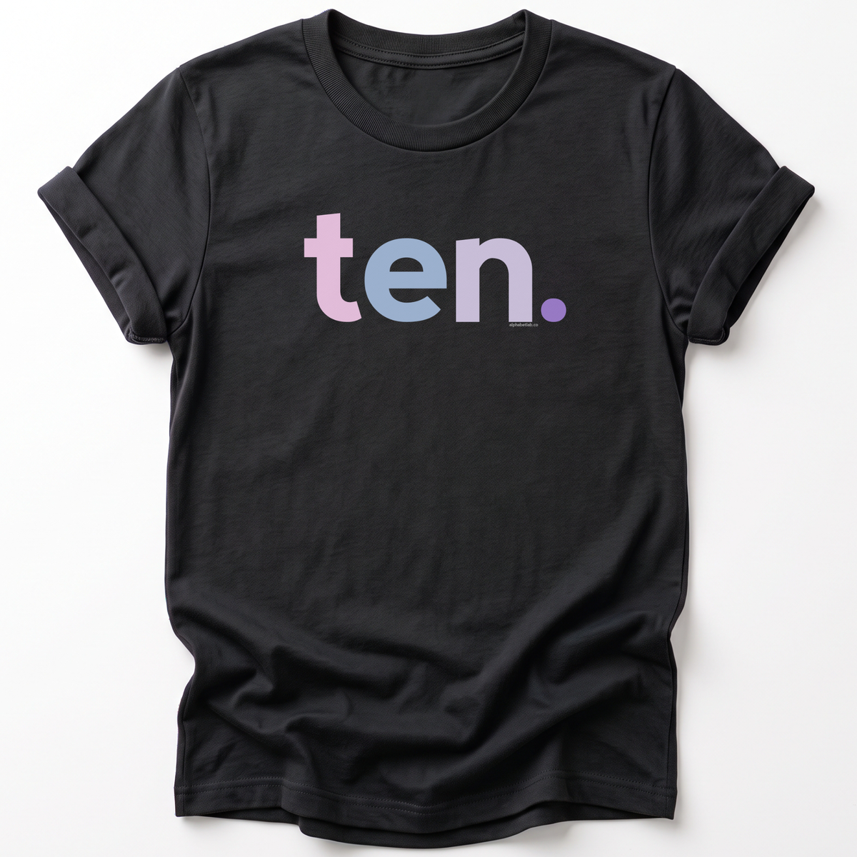 Girls 10th Birthday Shirt Ten - Original