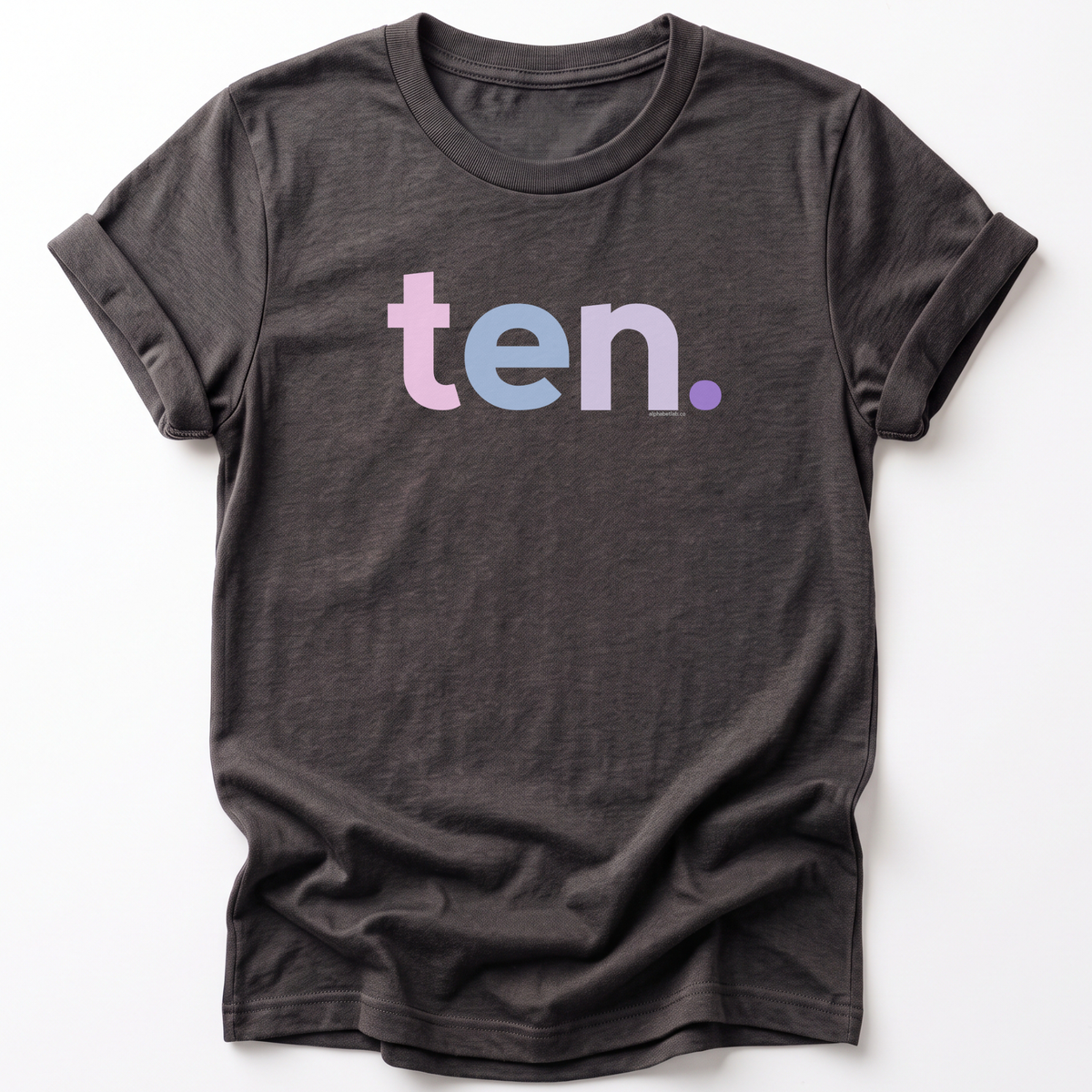 Girls 10th Birthday Shirt Ten - Original