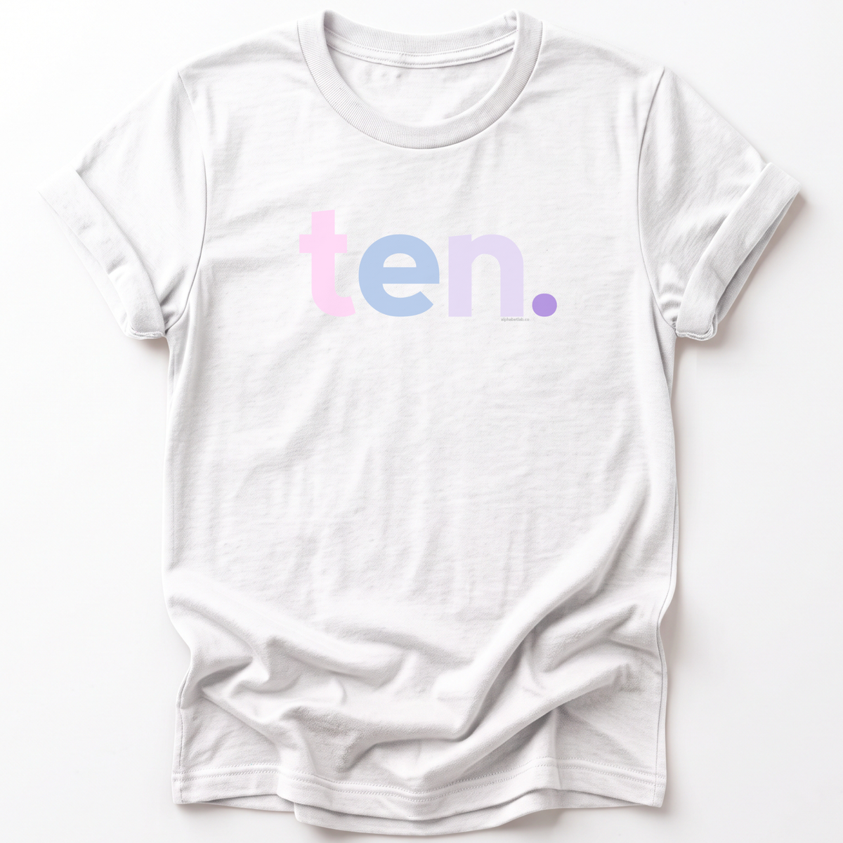 Girls 10th Birthday Shirt Ten - Original