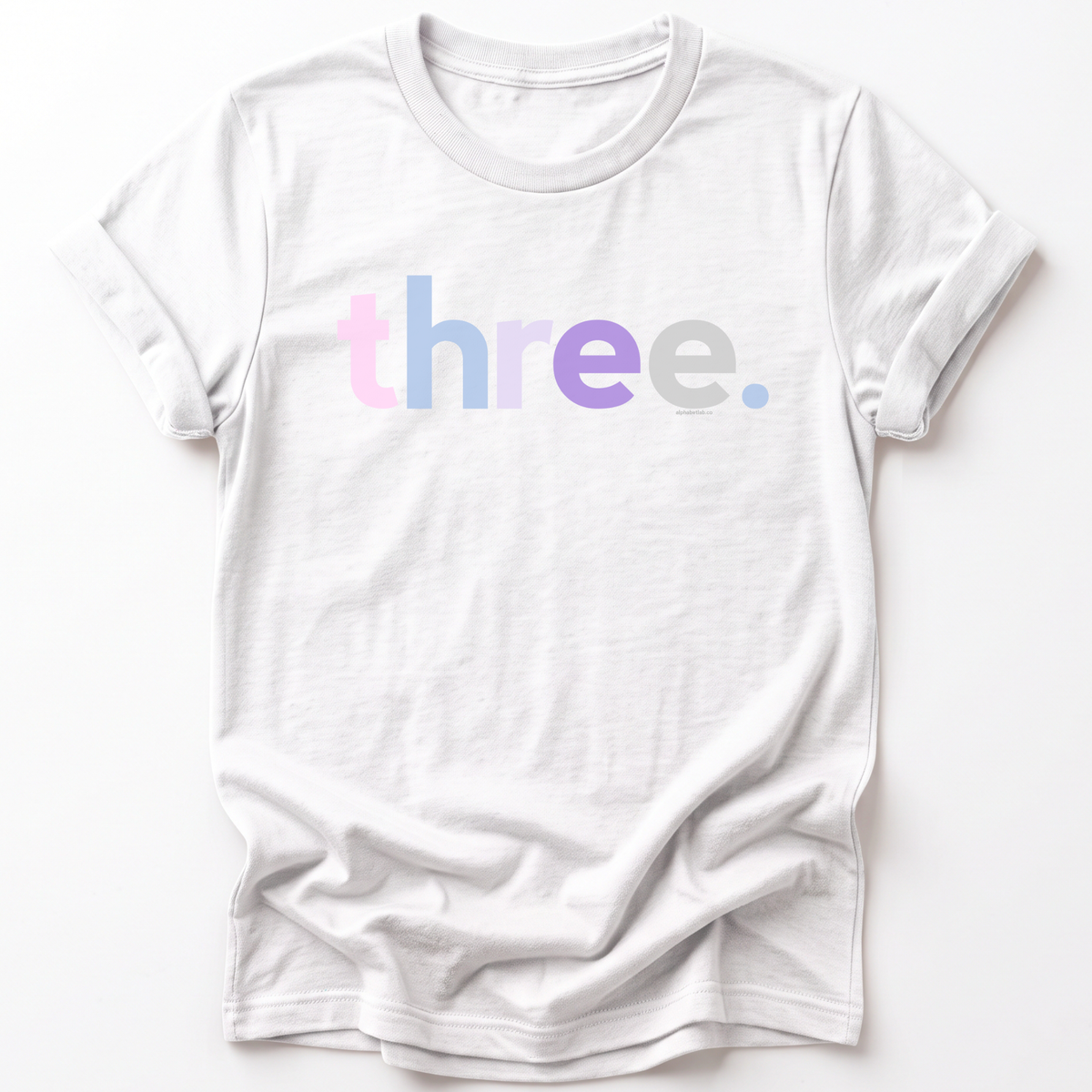 Girls 3rd Birthday Shirt Three - Original