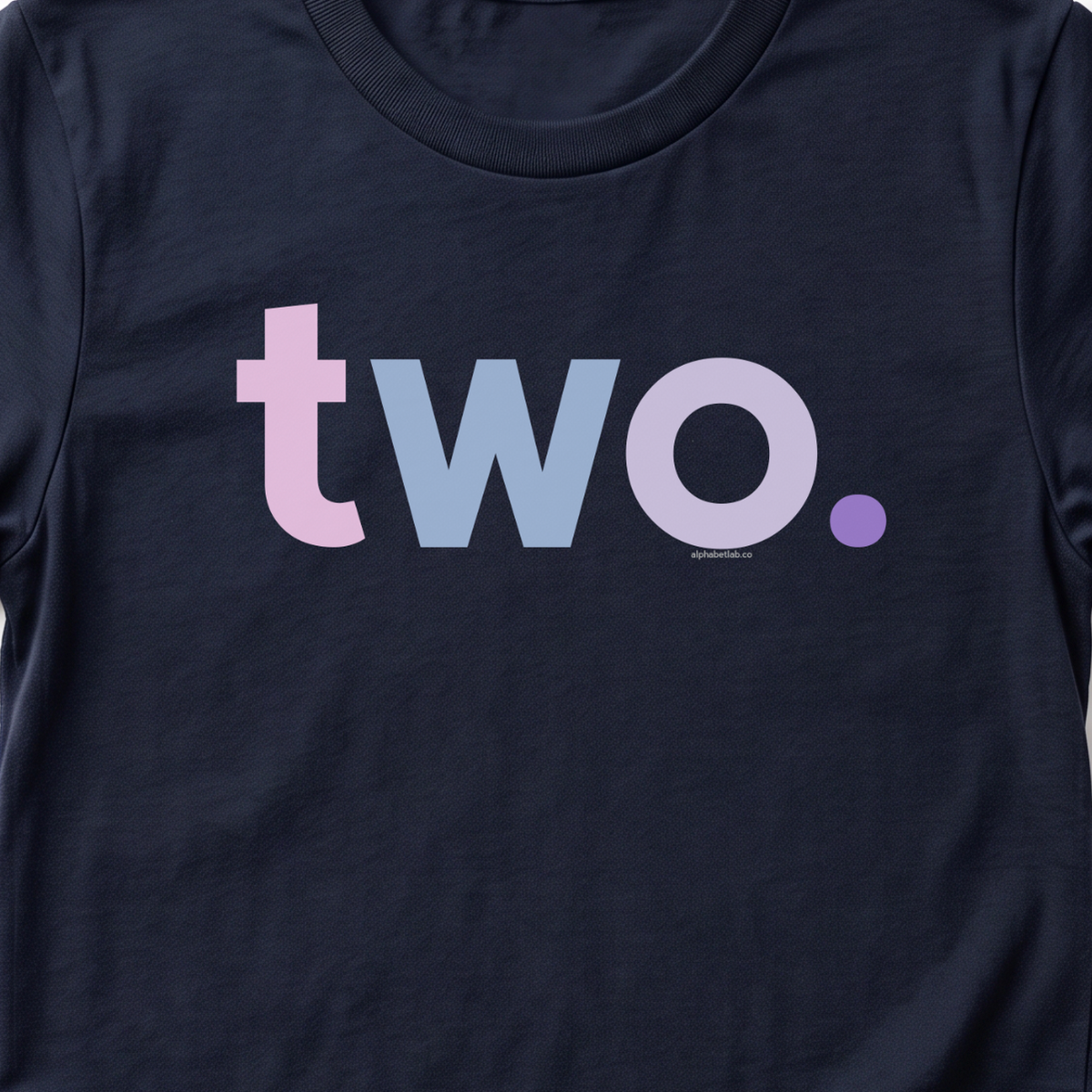 Girls 2nd Birthday Shirt Two - Original