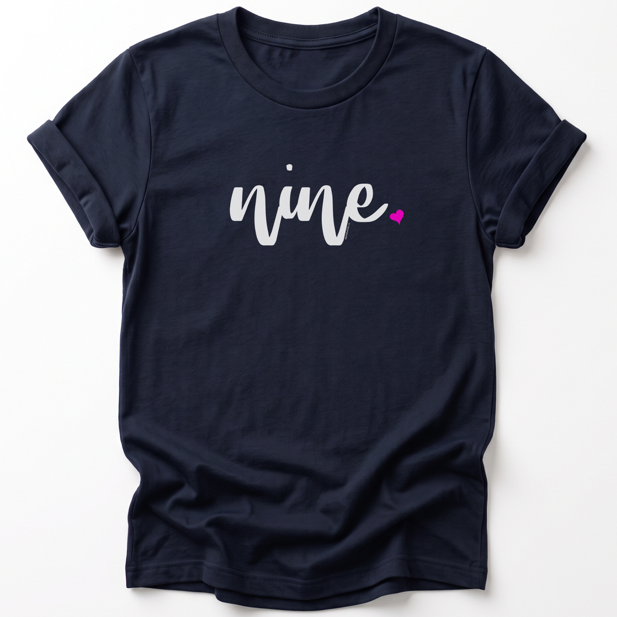 Girls 9th Birthday Shirt - Script