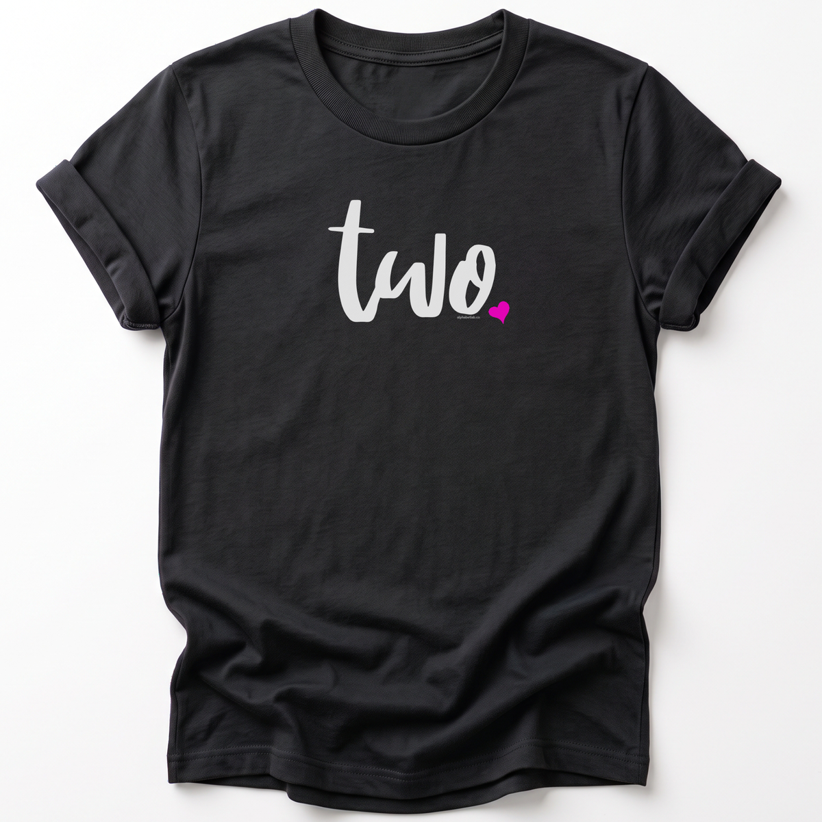 Girls 2nd Birthday Shirt Two - Script