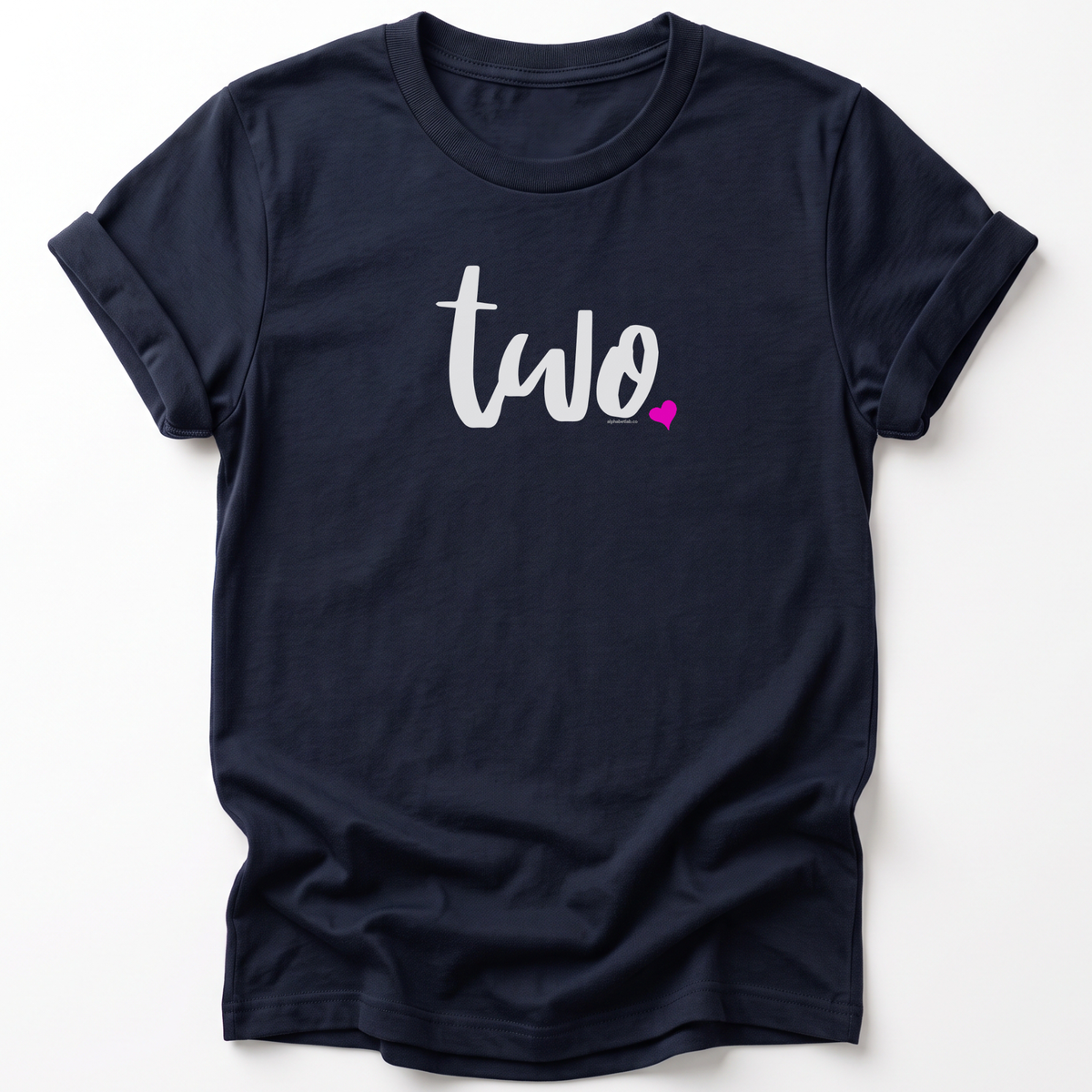 Girls 2nd Birthday Shirt Two - Script
