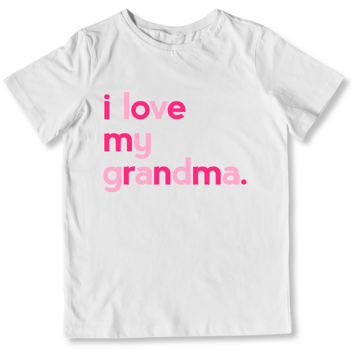 Girls I Love My Grandma T-Shirt - Family Shirts