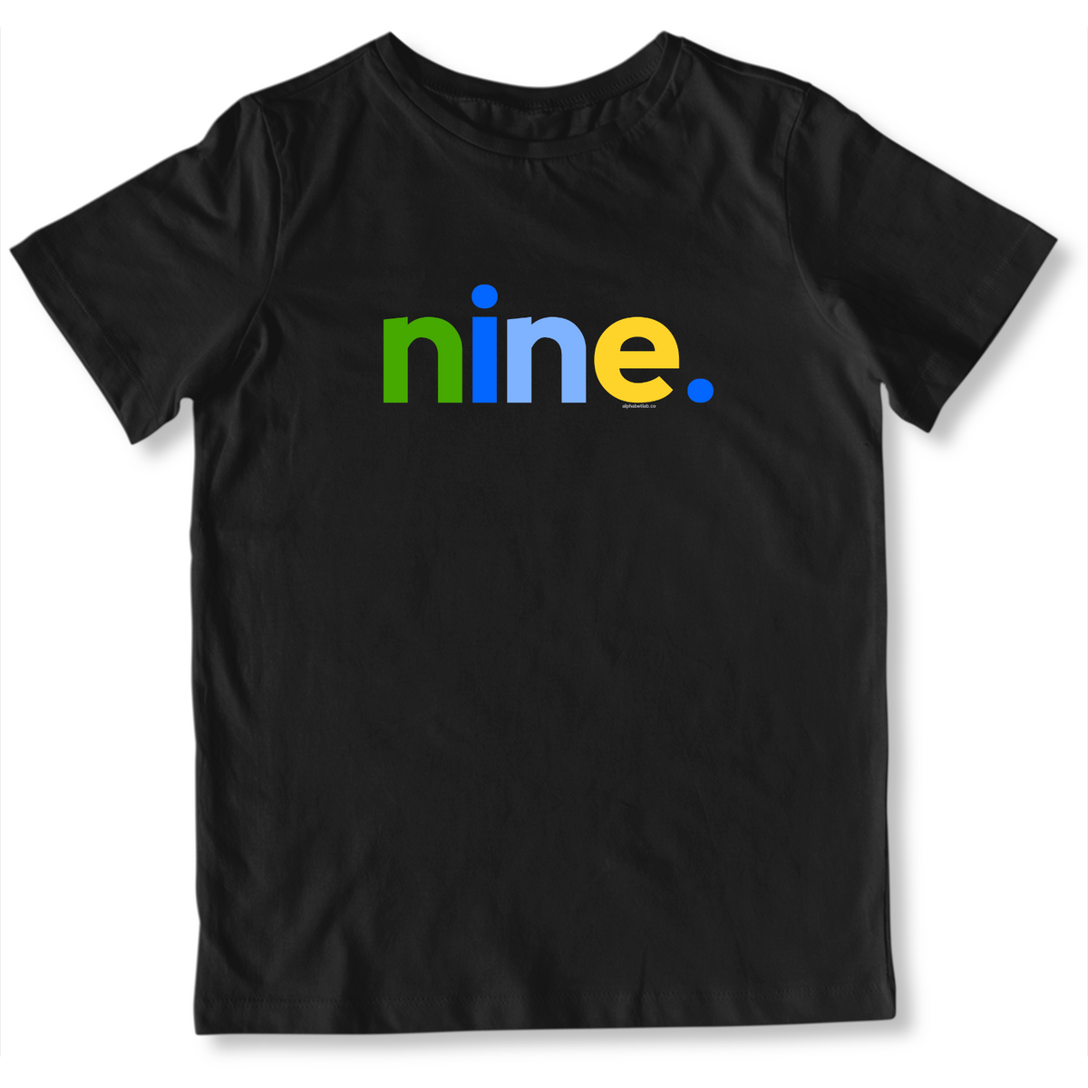 Boys 9th Birthday Shirt Nine - Alternative