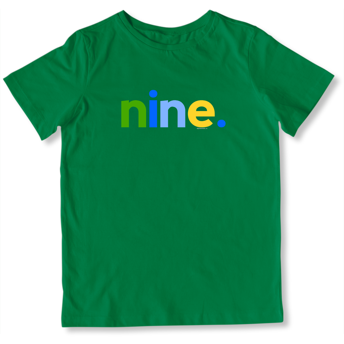 Boys 9th Birthday Shirt Nine - Alternative
