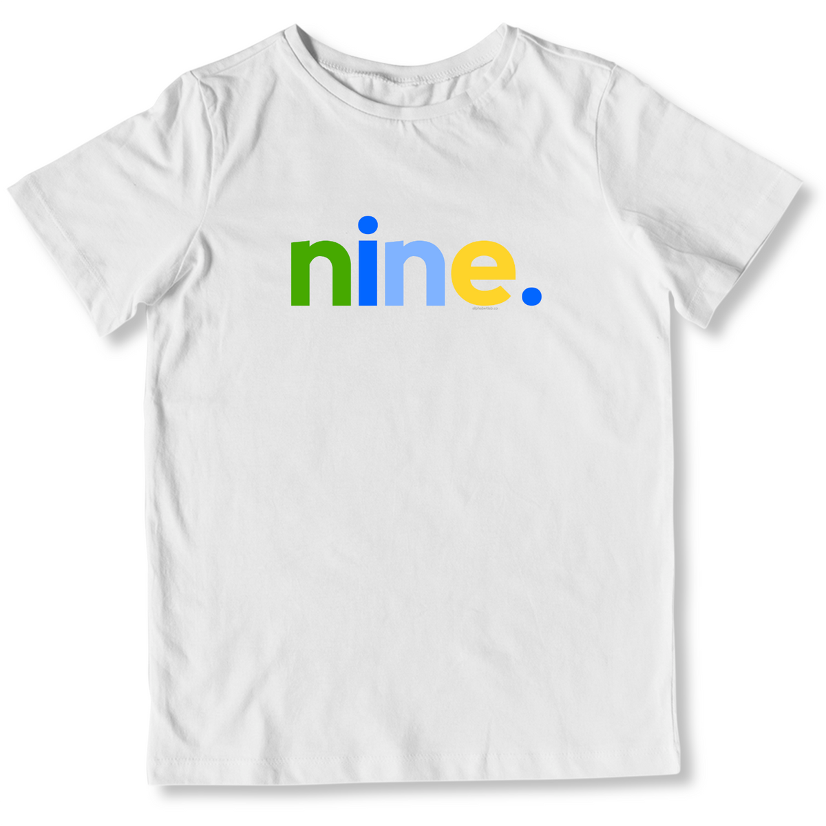 Boys 9th Birthday Shirt Nine - Alternative