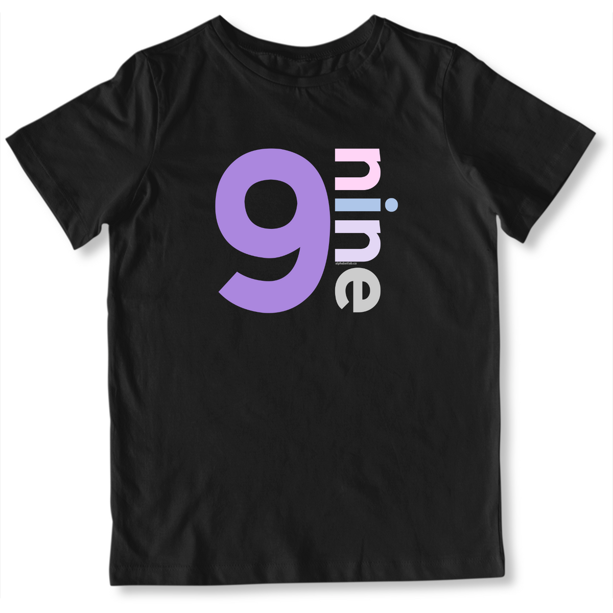 Girls 9th Birthday Shirt - Number