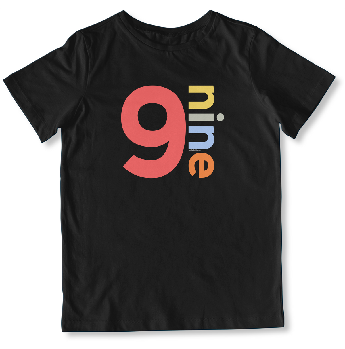 Boys 9th Birthday Shirt Nine - Number