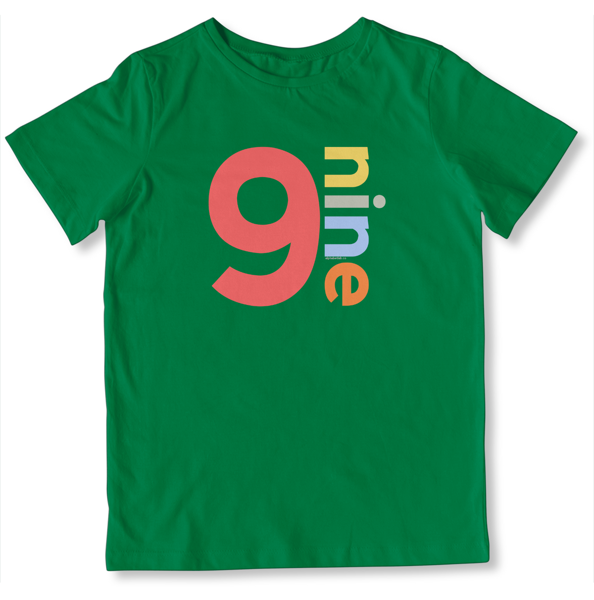 Boys 9th Birthday Shirt Nine - Number