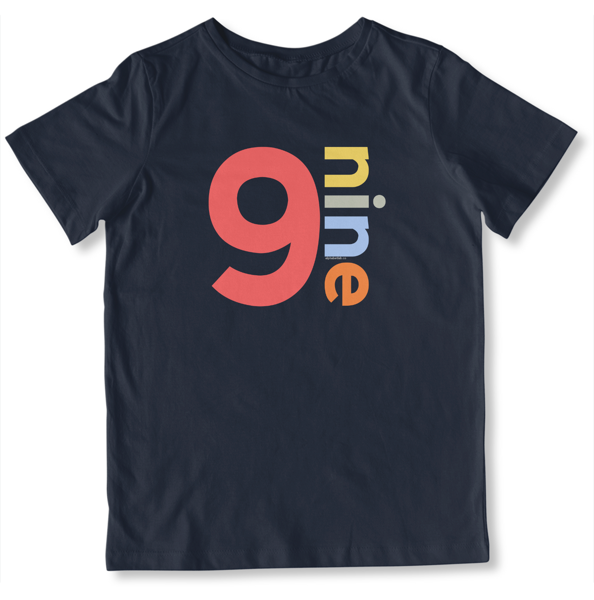 Boys 9th Birthday Shirt Nine - Number