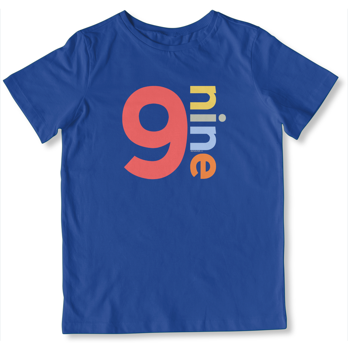 Boys 9th Birthday Shirt Nine - Number