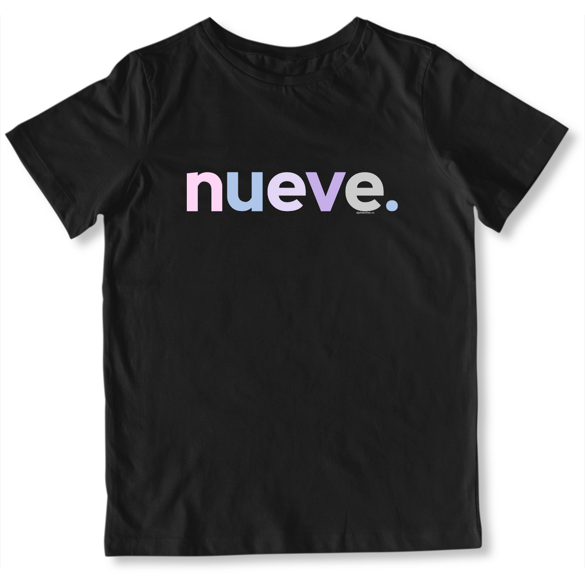 Girls 9th Birthday Shirt Nueve Spanish – Original