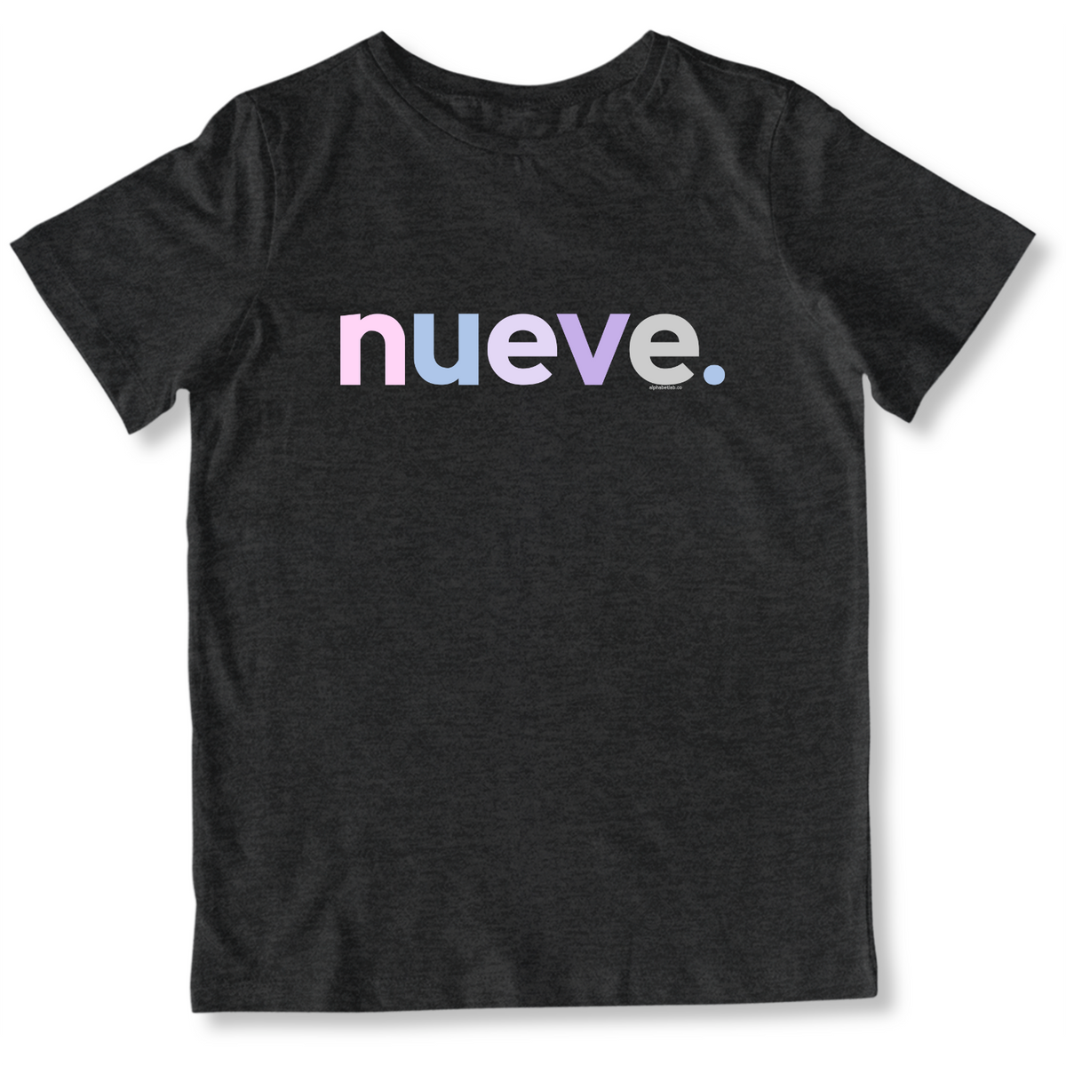 Girls 9th Birthday Shirt Nueve Spanish – Original