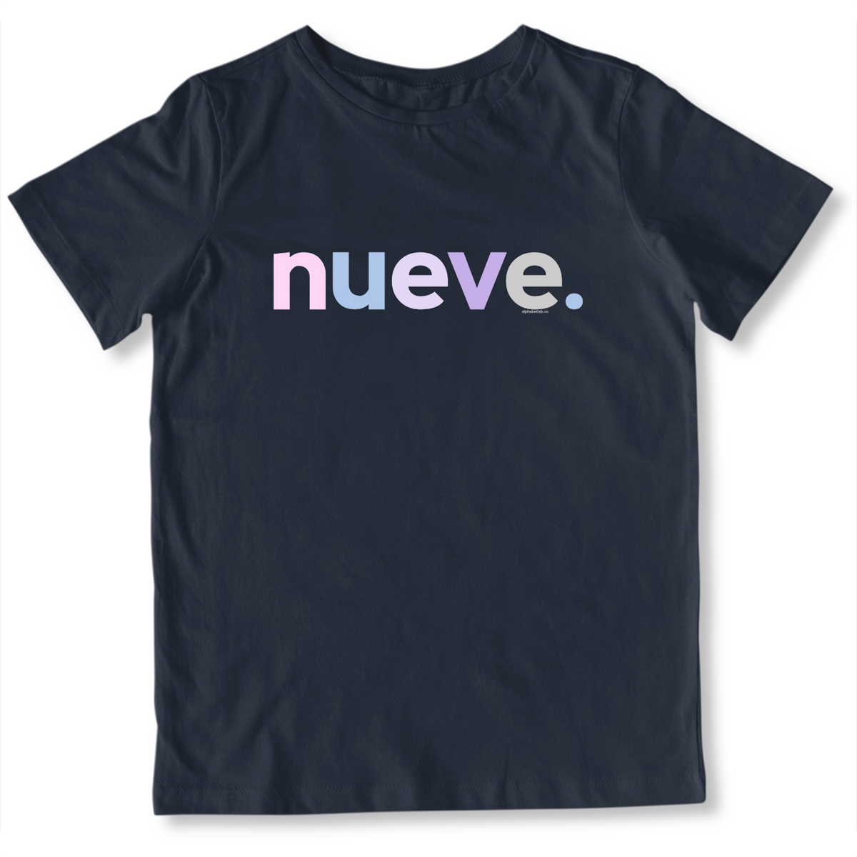 Girls 9th Birthday Shirt Nueve Spanish – Original