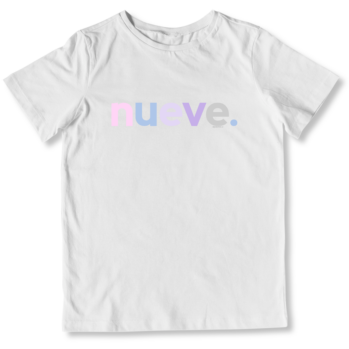 Girls 9th Birthday Shirt Nueve Spanish – Original