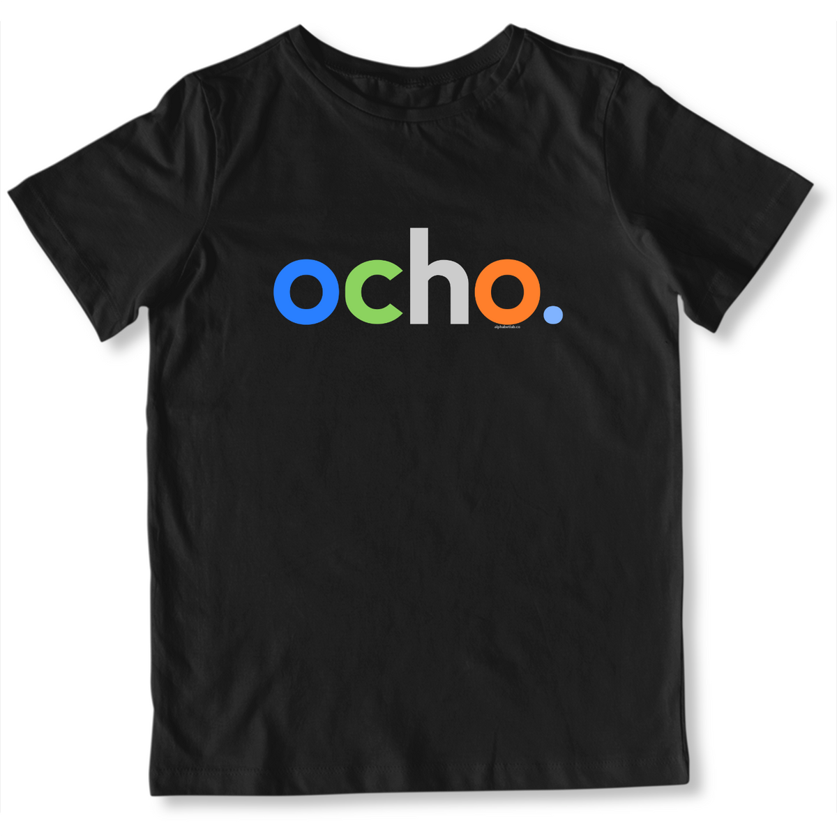 Boys 8th Birthday Shirt Ocho Spanish – Alternate