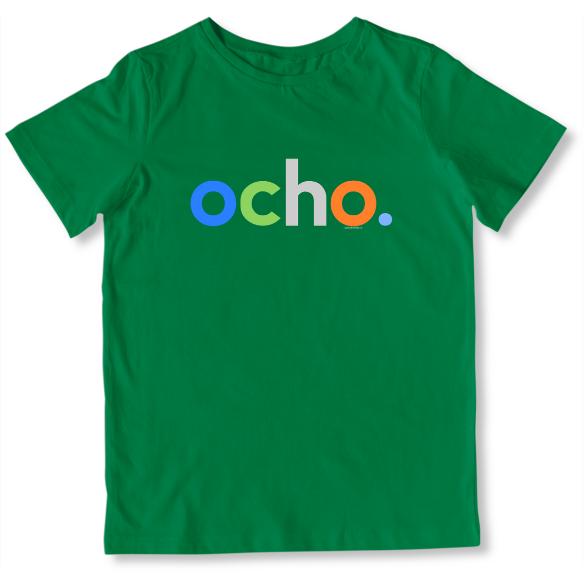 Boys 8th Birthday Shirt Ocho Spanish – Alternate