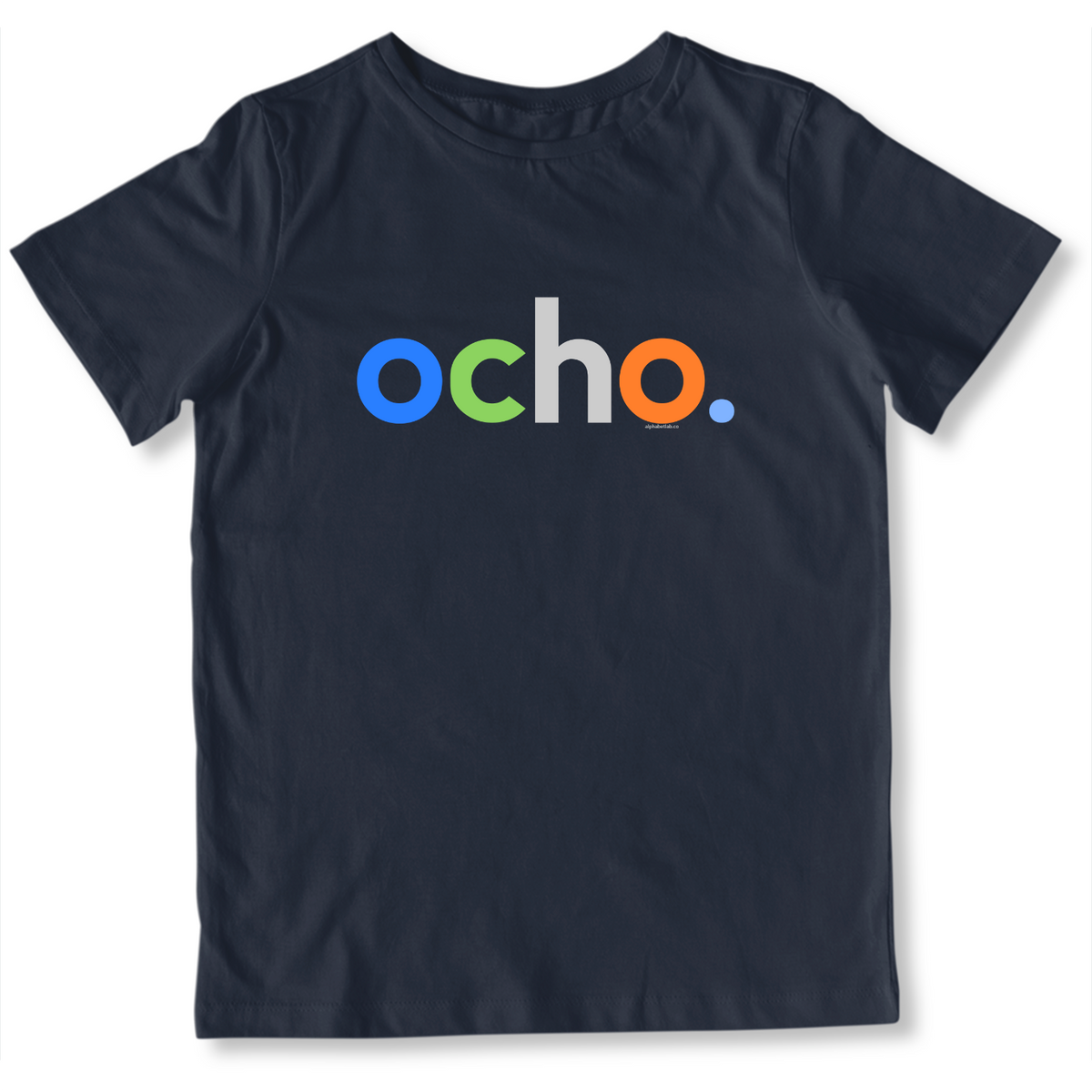 Boys 8th Birthday Shirt Ocho Spanish – Alternate