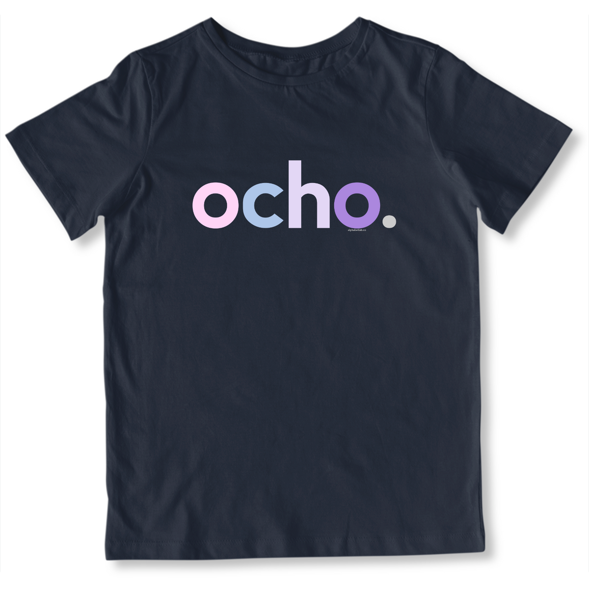 Girls 8th Birthday Shirt Ocho Spanish – Original