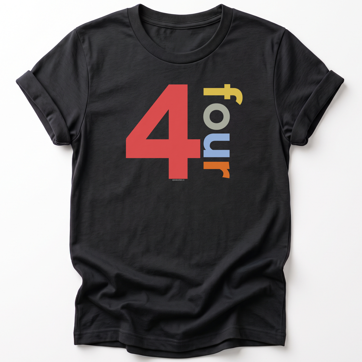 Boys 4th Birthday Shirt Four - Number