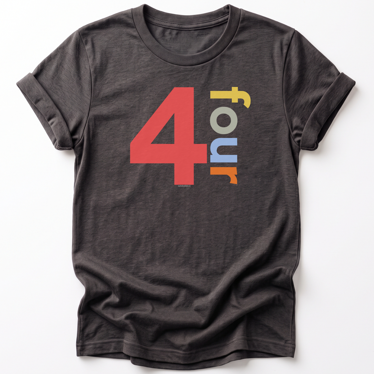 Boys 4th Birthday Shirt Four - Number