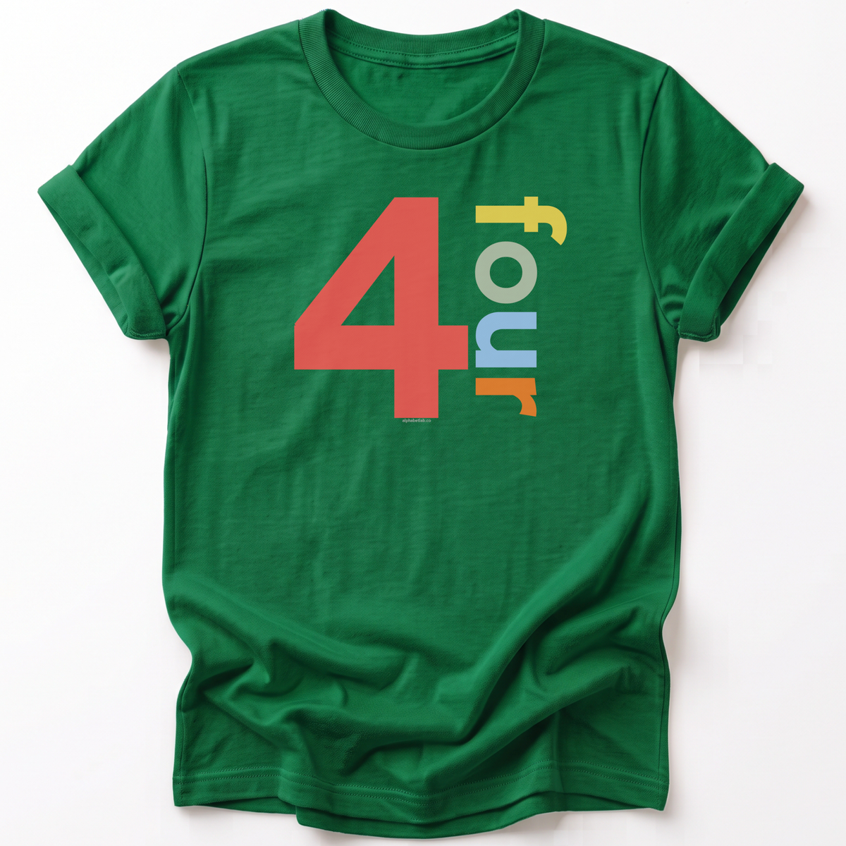 Boys 4th Birthday Shirt Four - Number