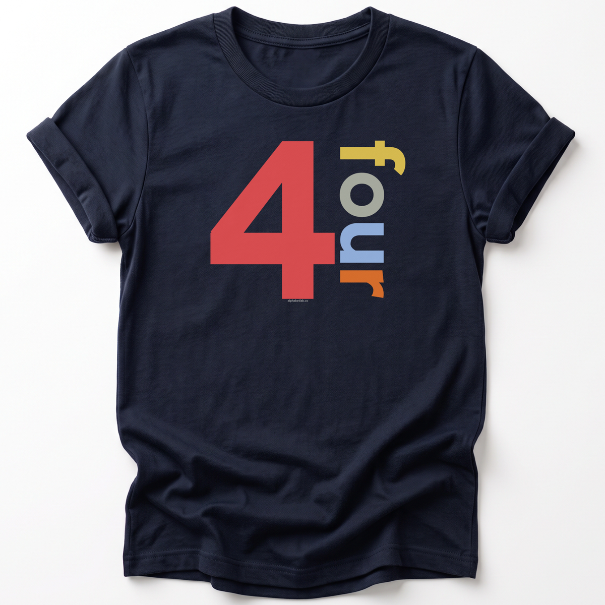 Boys 4th Birthday Shirt Four - Number