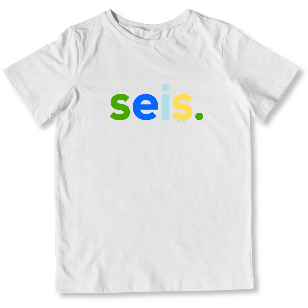 Boys 6th Birthday Shirt Seis Spanish – Alternate
