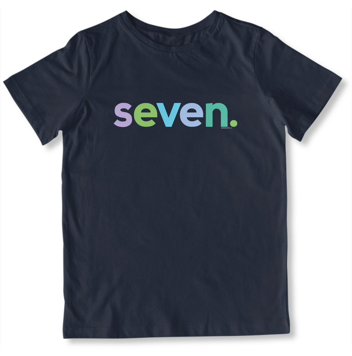Girls 7th Birthday Shirt Seven - Alternative
