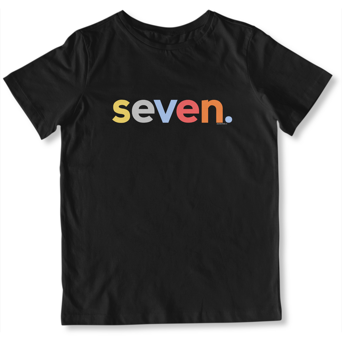 Boys 7th Birthday Shirt Seven - Original