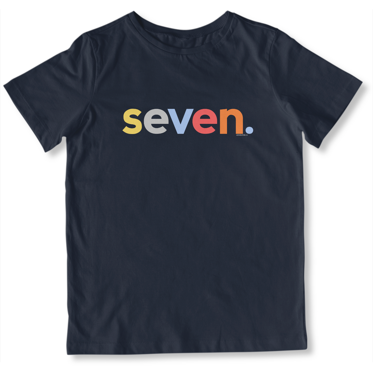 Boys 7th Birthday Shirt Seven - Original