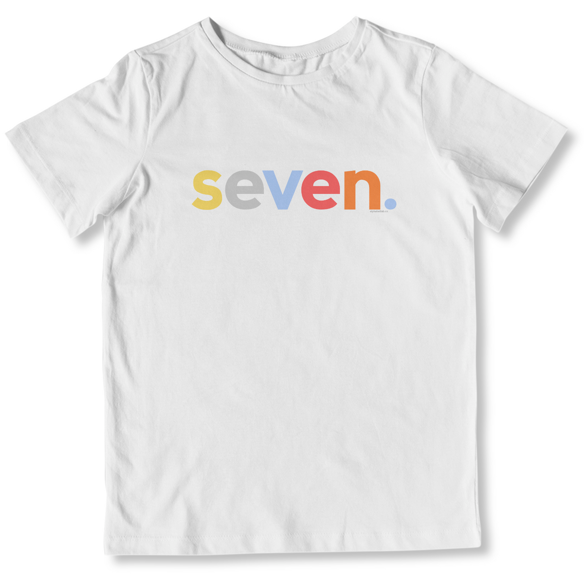 Boys 7th Birthday Shirt Seven - Original