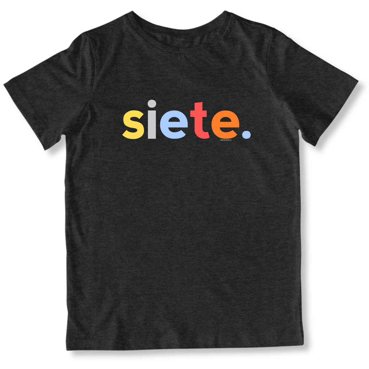 Boys 7th Birthday Shirt Siete Spanish – Original